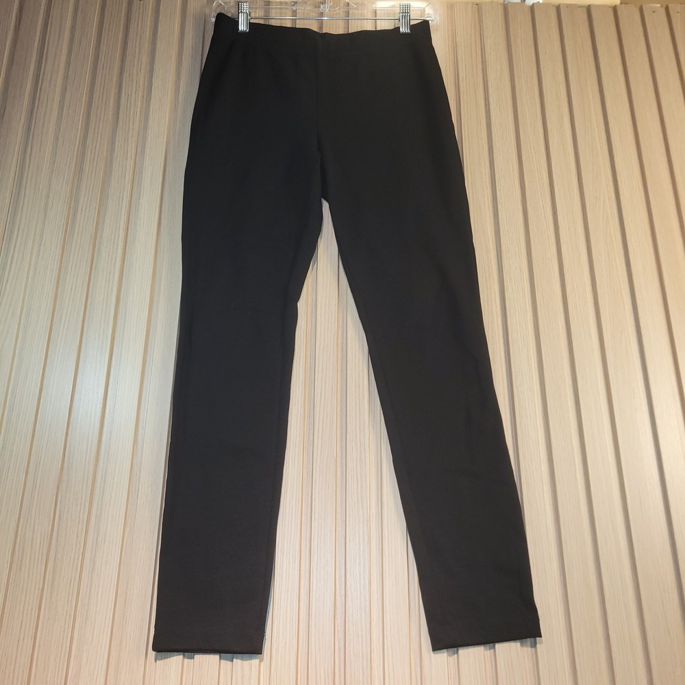 Clara Sunwoo Leggings Women S Black Excellent Pull On Stretch Slimming Slim Fit